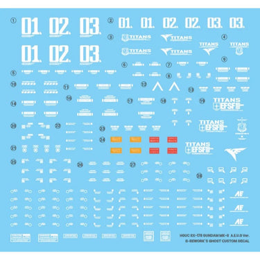 G-Rework CD-H30 Premium Decal for HG Gundam Mk-2 (Titans)